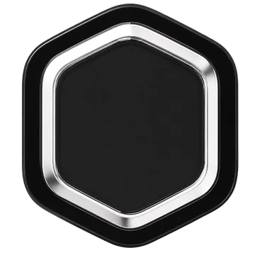 Black hexagonal TIPMO NFC tag